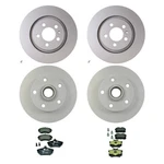 Hella Front And Rear Rotor Low-met Disc Brake Pad Kit For Volkswagen Corrado Aaa. Fixed Price $350.95.