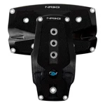Automatic Black Brushed Aluminum Pedal Pad Set W Rubber Insert. Fixed Price $41.82.