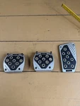 Titan Tec Pedal Pads Car Tuning Set Of 3 Aluminium. Fixed Price $15.11.