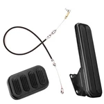 Lokar Midnight Series Standard Throttle/brake Pedal Kit, W/cable. Fixed Price $401.85.
