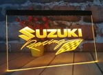 Suzuki Racing Motorsport Led Neon Light Sign For Parts Garage Store Service Bar. Fixed Price $26.99.
