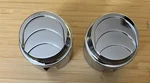 Custom Chrome Eclipse Collection Billet Aluminum Rear Axle Caps 46-158. Fixed Price $66.50.