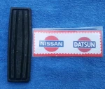 New Accelerator Throttle Pedal Pad Rubber Nissan Datsun 18017-01A01. Fixed Price $8.55.