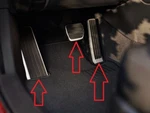 Mazda CX-70 Alloy Pedal Pads (accelerator, Brake And Footrest) BDTVV9090. Fixed Price $212.46.