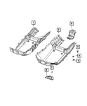 Genuine Mopar Footrest Left 55197431AB. Fixed Price $30.78.