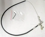 24" Universal Flexible Stainless Gas Throttle Cable Black Housing Ford Chevy. Fixed Price $21.86.