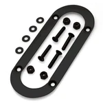 Black Oval Emergency Brake Trim Ring With Hardware Jdm Lever Muscle Hot Rod. Fixed Price $39.95.