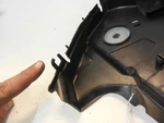 Mercedes R230 Parking Opening Brake Front Foot Bulkhead Panel 2306840218. Fixed Price $22.00.