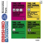 1980 Ford Thunderbird, Fairmont, Cougar XR-7, Zephyr Factory Service Manual Cd. Fixed Price $51.50.