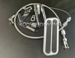Firewall Alum 5X2"GAS Pedal+ss Throttle Cable Bracket Spring Kit Hot Rod 36". Fixed Price $66.29.