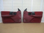 93 94 95 Jeep Grand Cherokee Maroon Cloth Front Left Right Power Door Panel Set. Fixed Price $497.99.