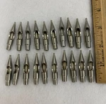 Stainless Steel Tattoo Single Needle Tips (new Old Stock) Pack Of 20. Fixed Price $14.99.