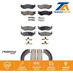 Front Rear Semi-metallic Brake Pads Parking Shoes Kit For Dodge Ram 1500 Durango. Fixed Price $88.28.
