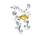 New Audi A4 B9 Pedal Bracket Left Hand Drive 8W1721117 Genuine. Fixed Price $323.20.
