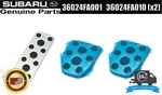 Subaru Genuine Clutch Brake Gas Aluminum Pedal Set 36024FA001 36024FA010 X2 Oem. Fixed Price $61.00.