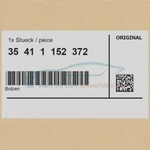Genuine Bmw 35411152372 - Bolt Series 6. Fixed Price $33.86.