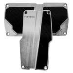 Nrg Innovations Automatic Silver Brushed Aluminum Pedal Pad Set W Black Carbon. Fixed Price $39.90.