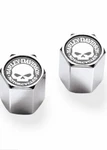 Harley. Original Willie Skull Abs Valve Stem Caps. Fixed Price $29.95.