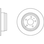 Apec Blue Brake Disc Rear SDK6189 Fits Volvo 800 Series And C70 S70 V70. Fixed Price $49.34.