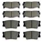 Front & Rear Brake Pads Compatible With 2007-2017 Toyota Camry, 2008-2018 Toy.... Fixed Price $81.88.