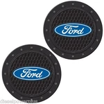Ford Oval Tough Logo Vehicle Travel Auto Cup Holder Insert Coaster Can Set 2 Mug. Fixed Price $14.55.