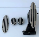 Genuine Used Mini Manual Silver Pedal Set For R56 R55 R57 R58 R59 R60- 6853179. Fixed Price $39.70.