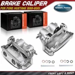 Pair Front Brake Calipers With Bracket Ford Mustang 1999 2000 2001 V8 5.4L. Fixed Price $150.99.