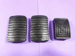 Early Toyota Land Cruiser FJ40 FJ45 BJ40 Clutch Brake Accelerator Pedal Pad Set. Fixed Price $35.00.