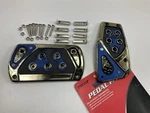 Pilot PM2312B2 Voltage Pedal Pad Cover Set For Automatic Transmission Black/blue. Fixed Price $13.45.