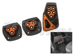 Gunmetal Orange M/t Clutch Brake Gas Pedal Pads For Rodeo Miata MX5 RX7 RX8 CX5. Fixed Price $12.99.