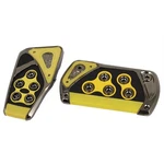 Uxcell Manual Car Clutch Brake Gas Pedal Pad Kit Set 2 Pcs Black Yellow. Fixed Price $22.64.