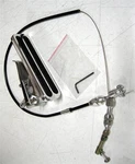 Street Rod Eliminator Floor Mount Gas Pedal 36" Black Throttle Cable. Fixed Price $63.50.