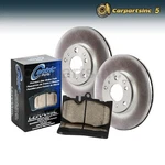 Brake Pad Rotor Front Fits 2016 Jeep Cherokee 2017. Fixed Price $254.54.