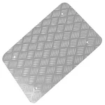 Omp Universal Aluminium Floor Plate, Anodised Silver - 365MM X 420MM. Fixed Price $53.26.