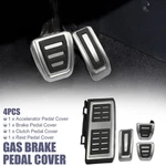 4 Pcs Accelerator Pedal And Brake Cover Set For Audi Q3 Metal Rubber. Fixed Price $36.09.