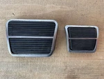 Vintage 1969 1972 Gm Brake Pedal Rubber Pad W/metal Trim Set (16-51). Fixed Price $16.00.