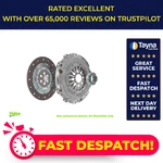 Clutch Kit 3PC (cover+plate+releaser) Fits Bmw 323 E36, E46 2.5 98 To 00 M52B25. Fixed Price $171.83.