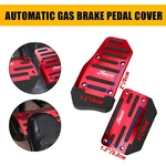2 Piece Manual Universal Car Non-slip Pedal Brake And Gas Cover Set Red. Fixed Price $12.09.