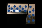 Universal Racing Pedals Automatic Transmission Blue Aluminum Brake Gas Set. Fixed Price $19.95.
