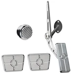Billet Specialties Polished Pedal Kit,cable-style GAS,CLUTCH,BRAKE,55-57 Manual. Fixed Price $409.99.