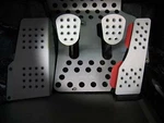 Rennline Silver Aluminum 3PC Pedal Set Perf Fits Porsche 996/997/986/987/924/944. Fixed Price $214.99.
