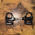 Peloton F1 20 Trainer Bike Clipless Pedals Cycling Black Indoor Racing Set Used. Fixed Price $42.99.