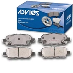 Advics Rear Disc Brake Pad Set For 2011-2012 Infiniti G25 Braking Tire Gw. Fixed Price $66.23.
