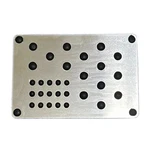 Kashaipu Mini Metal Truck Floor Mat Carpet Heel Pad Plate 24X16, Black. Fixed Price $16.83.