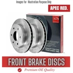 Brake Discs Pair Front Ford Mondeo Iv 1.6 1.8 2.0 2.2 2.3 2.5 07- 15 Apec. Fixed Price $140.76.