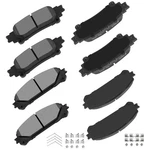 Brake Pads 8PCS Ceramic Front Rear D1324 D1391 Lexus RX350 RX450H Toyota Cciyu. Fixed Price $74.99.