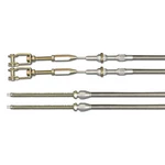 Lokar EC-8004HT Rear E-brake Cable Kit, 42-54 Fits Chevy Truck, Stainless. Fixed Price $232.95.