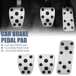 Car Foot Pedal Gas Brake Clutch Cover Kit For Subaru Impreza Silver Tone. Fixed Price $24.49.