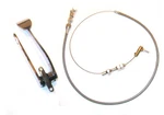 Street Rat Rod Chromed Spoon Gas Throttle Pedal With Bonus 24" Cable. Fixed Price $51.32.