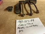 1947-1954 Chevy Truck Brake,clutch,gas ,parking Pedals. Fixed Price $120.00.